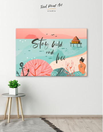 Stay Wild and Free Canvas Wall Art - image 6