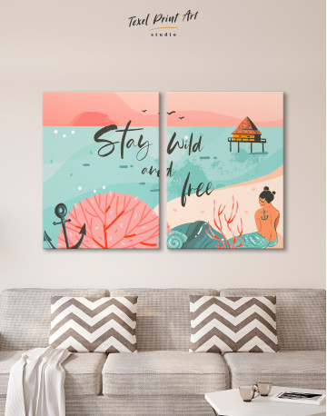 Stay Wild and Free Canvas Wall Art - image 10