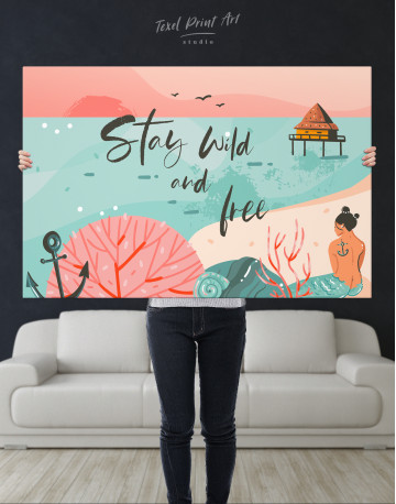 Stay Wild and Free Canvas Wall Art - image 9