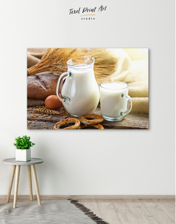 Bread with Milk Canvas Wall Art - image 2