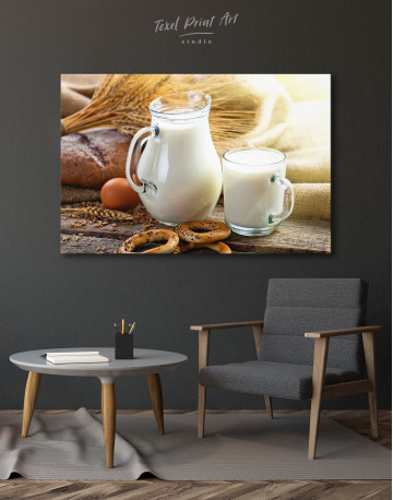 Bread with Milk Canvas Wall Art - image 4