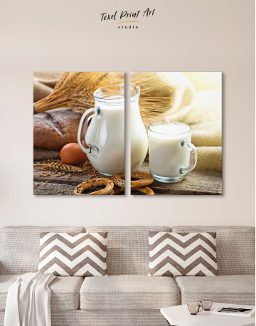 Bread with Milk Canvas Wall Art - image 9
