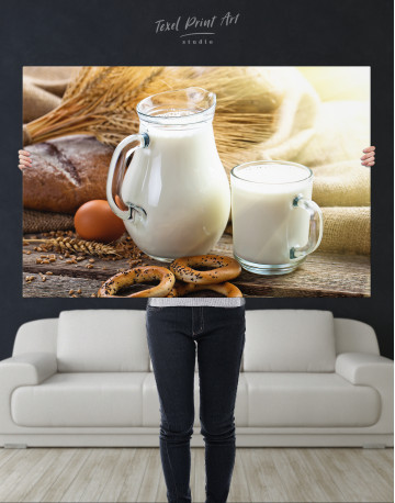 Bread with Milk Canvas Wall Art - image 10