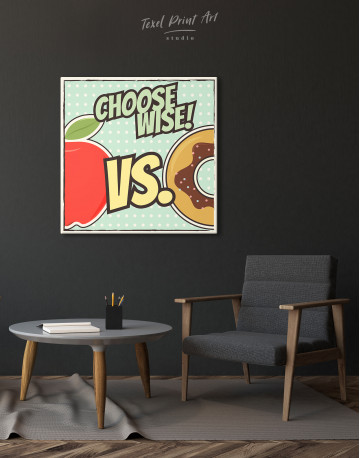 Choose Wise Pop Art Canvas Wall Art - image 5