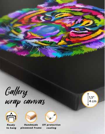 Colorful Tiger Canvas Wall Art - image 4