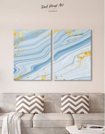 Blue Marble Canvas Wall Art - image 10