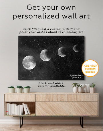 Eclipse of the Moon Canvas Wall Art - image 4