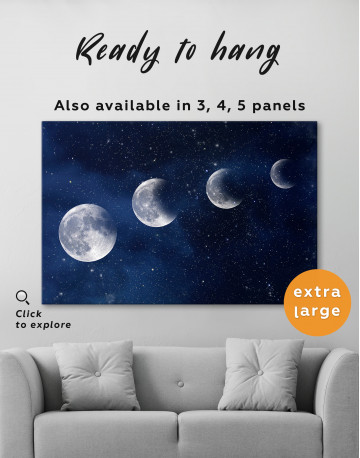 Eclipse of the Moon Canvas Wall Art - image 8