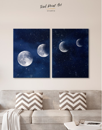 Eclipse of the Moon Canvas Wall Art - image 2