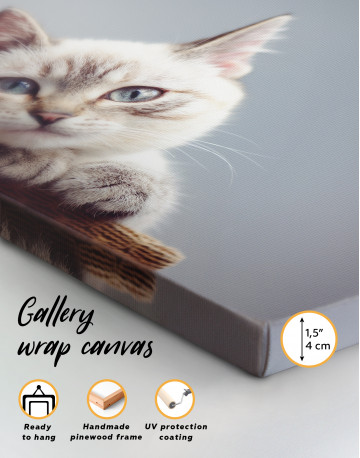 Cute Kitten Canvas Wall Art - image 8