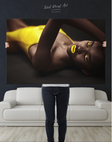 Beautiful Sensual African Woman Canvas Wall Art - image 10