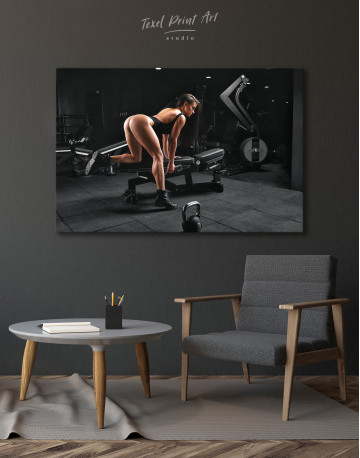 Sexy Sport Girl Canvas Wall Art - image 5