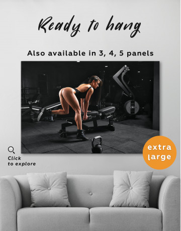 Sexy Sport Girl Canvas Wall Art - image 10
