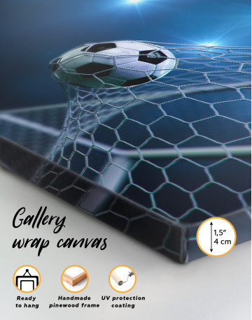 Soccer Goal Canvas Wall Art - image 1