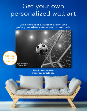 Soccer Goal Canvas Wall Art - image 2