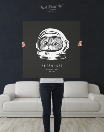 Astro Cat Canvas Wall Art - image 6