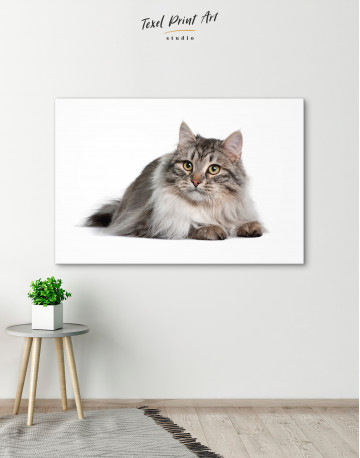 Siberian Cat Canvas Wall Art - image 5