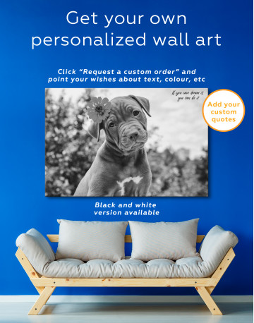 Cute Brown Labrador Puppy Canvas Wall Art - image 6