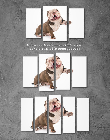 Smiling American Bully Canvas Wall Art - image 6