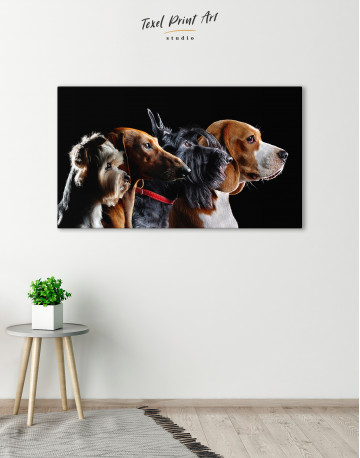 Group Photo of Dogs Canvas Wall Art - image 6