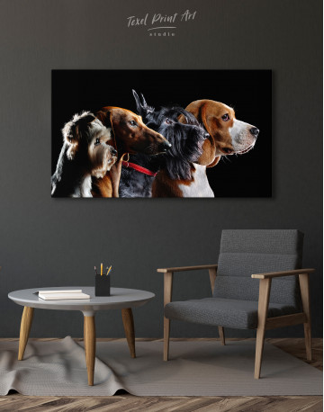 Group Photo of Dogs Canvas Wall Art - image 4
