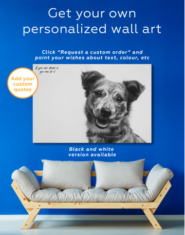 Pretty Dog Canvas Wall Art - image 4
