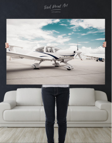 Propeller Airplane Airport Canvas Wall Art - image 9