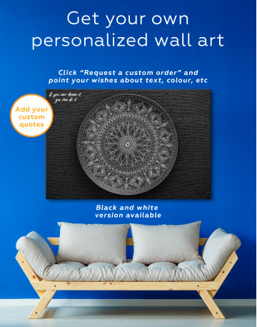 Dot Mandala Canvas Wall Art - image 3