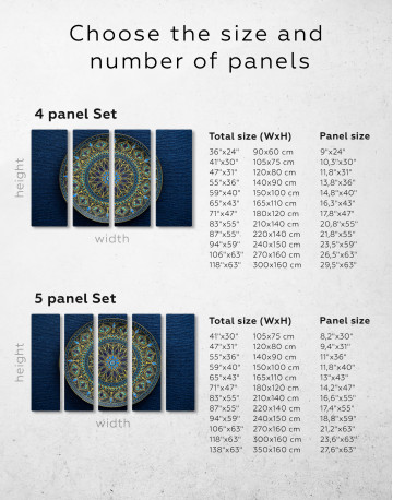 Dot Mandala Canvas Wall Art - image 9