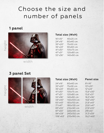 Star Wars Darth Vader Canvas Wall Art - image 2