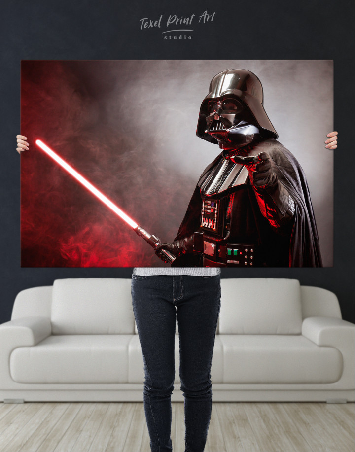 Star Wars Darth Vader Bridge Canvas Wall Art Picture Print 