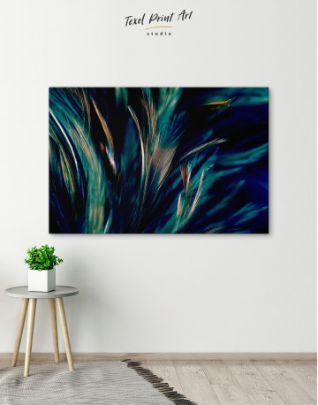 Colorful Chicken Feathers Canvas Wall Art - image 5
