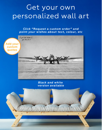 Propeller Driven Aircraft Canvas Wall Art - image 7