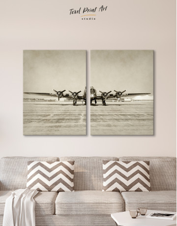 Propeller Driven Aircraft Canvas Wall Art - image 9