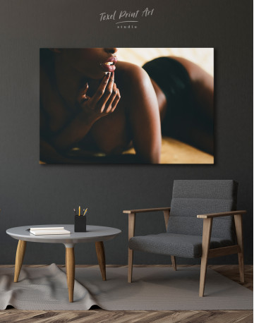 Sexy African Girl Canvas Wall Art - image 2