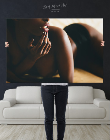 Sexy African Girl Canvas Wall Art - image 8