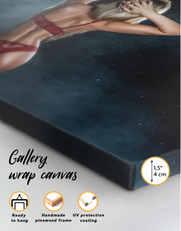 Wet Sexy Girl Canvas Wall Art - image 8