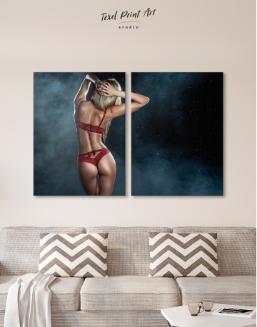 Wet Sexy Girl Canvas Wall Art - image 9