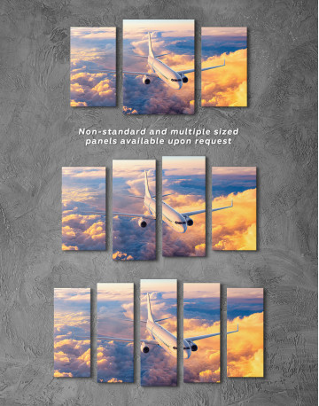 Flying Boeing Airplane Canvas Wall Art - image 5