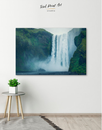 Skogafoss Waterfall Canvas Wall Art - image 4