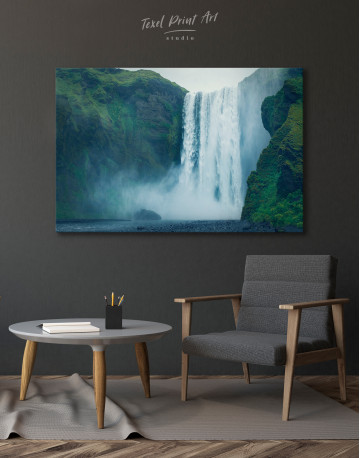 Skogafoss Waterfall Canvas Wall Art - image 6