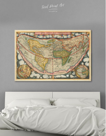 Map of the Ancient World Canvas Wall Art