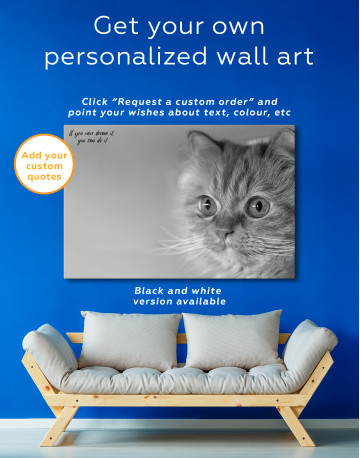Red Persian Cat Canvas Wall Art - image 4