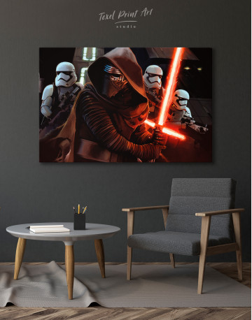 Kylo Ren with Stormtroopers Canvas Wall Art - image 6