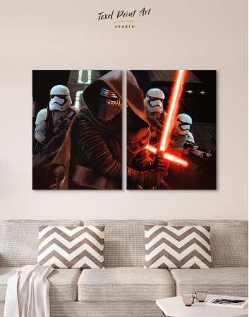 Kylo Ren with Stormtroopers Canvas Wall Art - image 10
