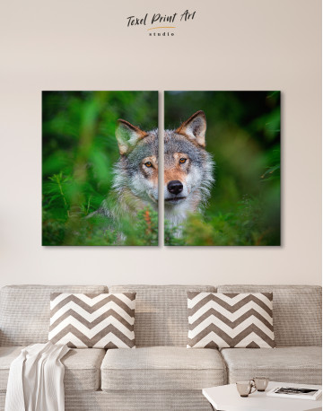 Wolves Glance Canvas Wall Art - image 10