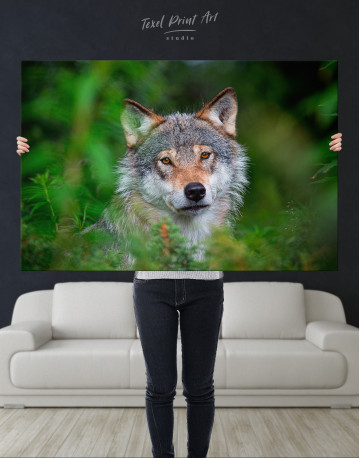 Wolves Glance Canvas Wall Art - image 9