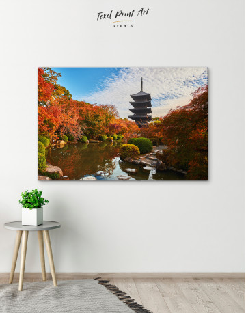 Toji Temple Kyoto Japan Canvas Wall Art - image 5