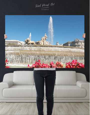Fountain of Cybele (Madrid) Canvas Wall Art - image 9