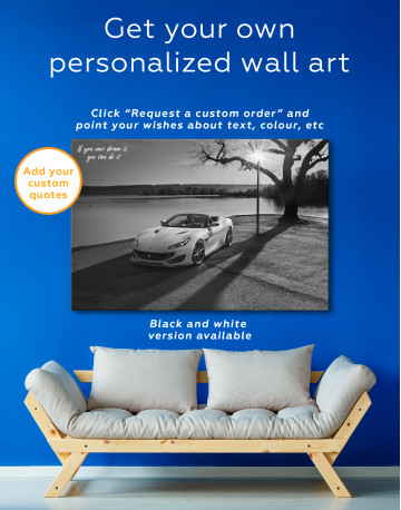 2019 Ferrari Portofino Canvas Wall Art - image 1